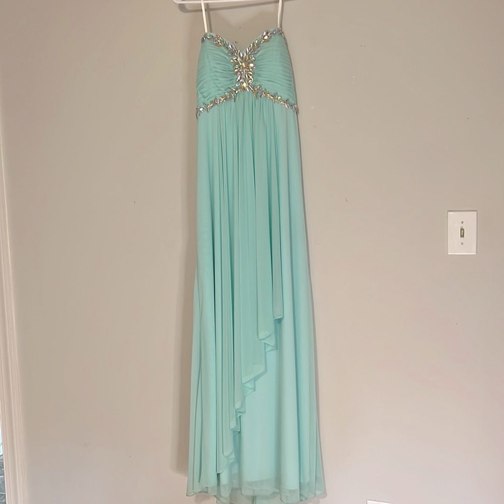 Seafoam Prom Dress Size 10